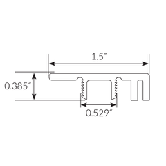 Mannington Adura Max Trim End Molding Mannington Mannington 