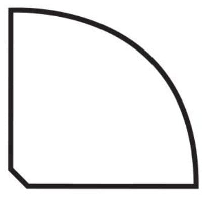 TimbrCORE Laminate Alpine Trim Quarter Round Paramount TimbrCore Paramount 