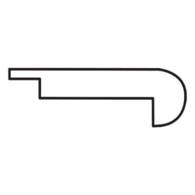 TimbrCORE Laminate Salzburg Trim Overlap Stairnose – F