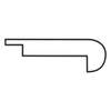 TimbrCORE Laminate Alpine Trim Overlap Stairnose Paramount TimbrCore Paramount 