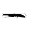 Casabella ScubaSeal Plank Trim Overlap Reducer