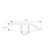 Mannington Adura Max Trim Multi-Purpose Reducer Mannington Mannington 