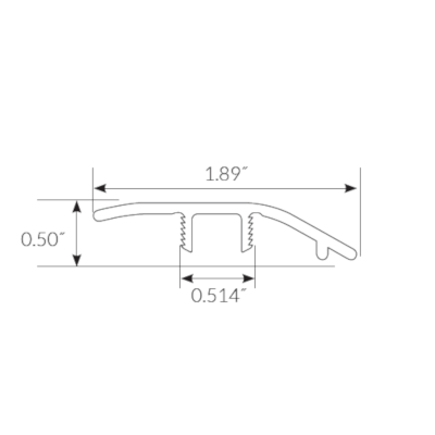 Mannington Adura Max Rectangles Trim Multi-Purpose Reducer