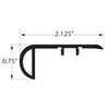 Paramount RigidCORE Trim Overlap Stairnose Paramount Paramount 