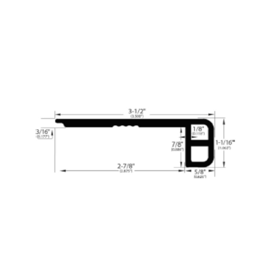 Casabella Firmfit Contract  Trim Flush Stair Nose