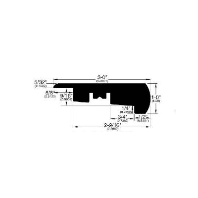 Casabella AtroGuard Contract Trim Overlap Stair Nose