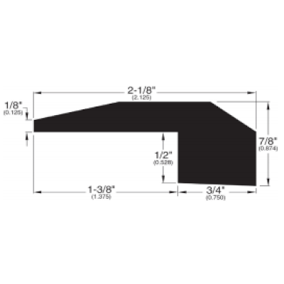 Somerset Color Strip Solid Trim Threshold